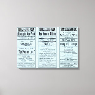 Lienzo Línea de la gente de la página del texto