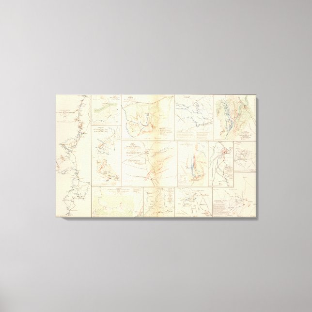 Lienzo Línea de marcha, 16 AC (Anverso)