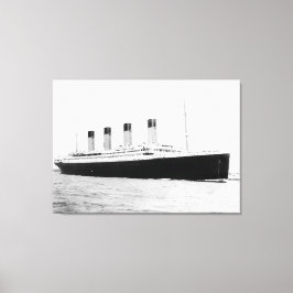 Lienzo Línea de pasajeros Titanic RMS