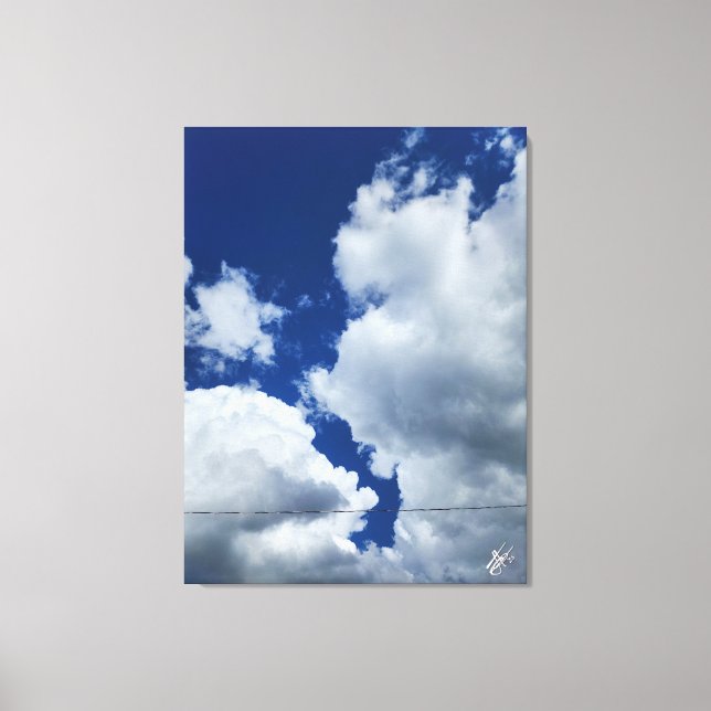 Lienzo Línea del cielo (Anverso)