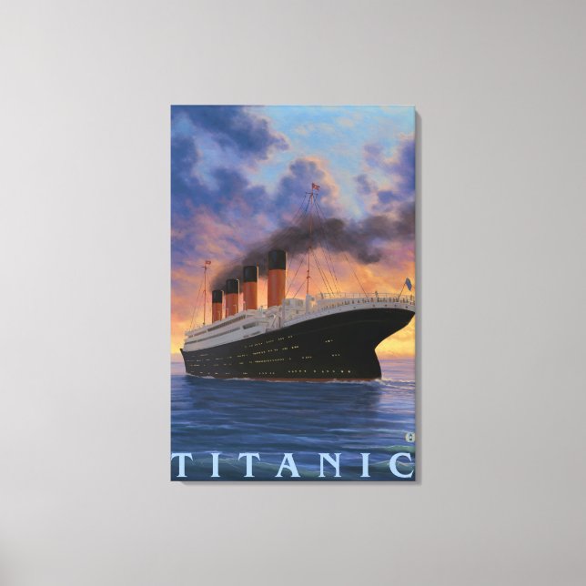 Lienzo Línea Titanic SceneWhite Star (Anverso)