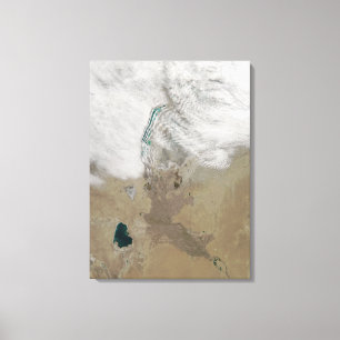 Lienzo Líneas distintivas de nubes