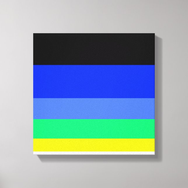 Lienzo Líneas oscuras (Anverso)