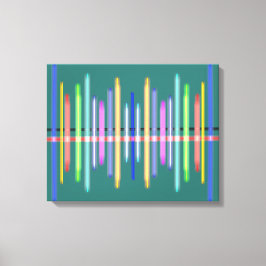 Lienzo Líneas verticales de color sin focalizar