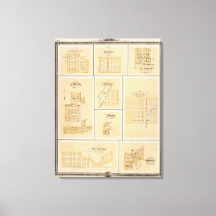 Lienzo Lineville, Derby, Glidden, Ames, Conway