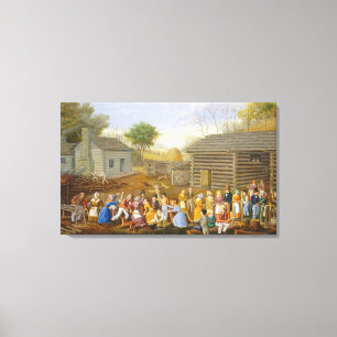 Lienzo Lino que agrama la abeja, 1885 (aceite en hacer