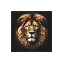 Lion Face Canvas Print