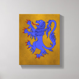 Lienzo Lion Rampant Azure