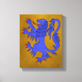 Lienzo Lion Rampant Azure