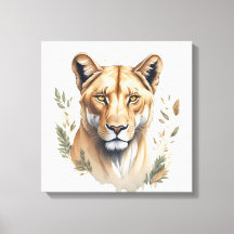 Lioness de acuarela