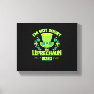 Lienzo Liprechaun Gag Gigante Breve Mujer Shamrock T-S