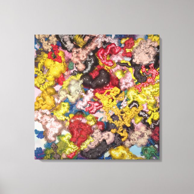 Lienzo Liquid Kinetic Painting  (Anverso)