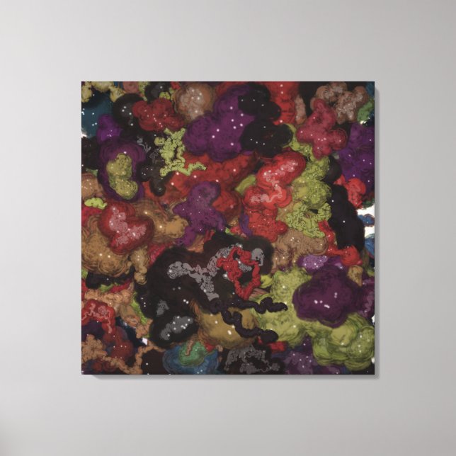 Lienzo Liquid Kinetic Painting  (Anverso)