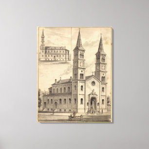 Lienzo Litografía de San Pablo, Minnesota