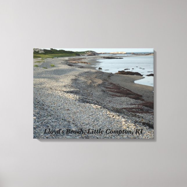 Lienzo Little Compton, Rhode Island - Playa de Lloyd's (Anverso)