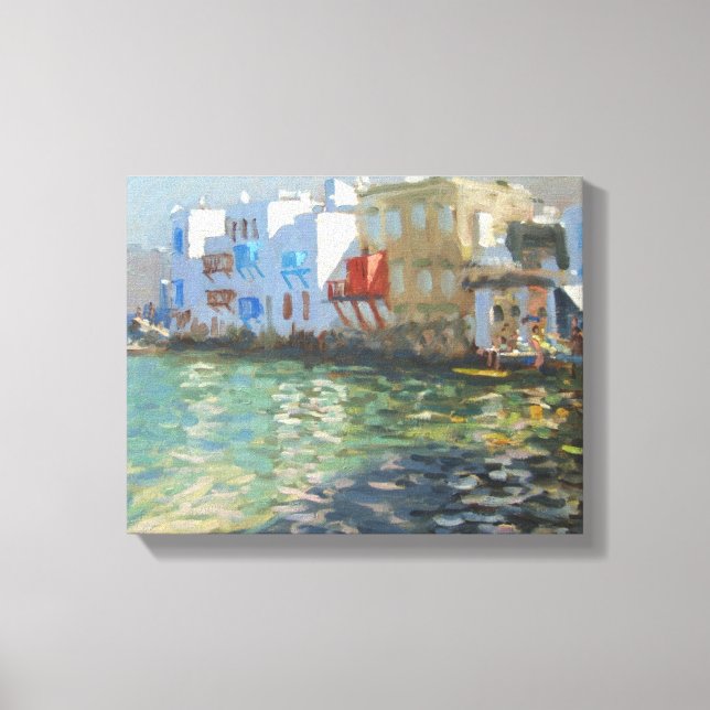 Lienzo Little Venice Mykonos (Anverso)