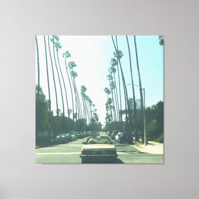 Lienzo Little Yellow Car (Anverso)