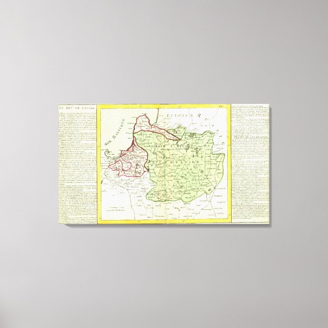 Lienzo Lituania, Bielorrusia (Anverso)