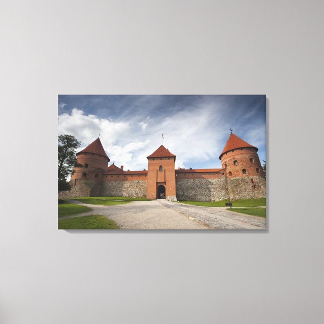 Lienzo Lituania, Trakai, Parque Nacional Histórico de Tra (Anverso)
