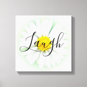Lienzo Live Laugh Love Daisy
