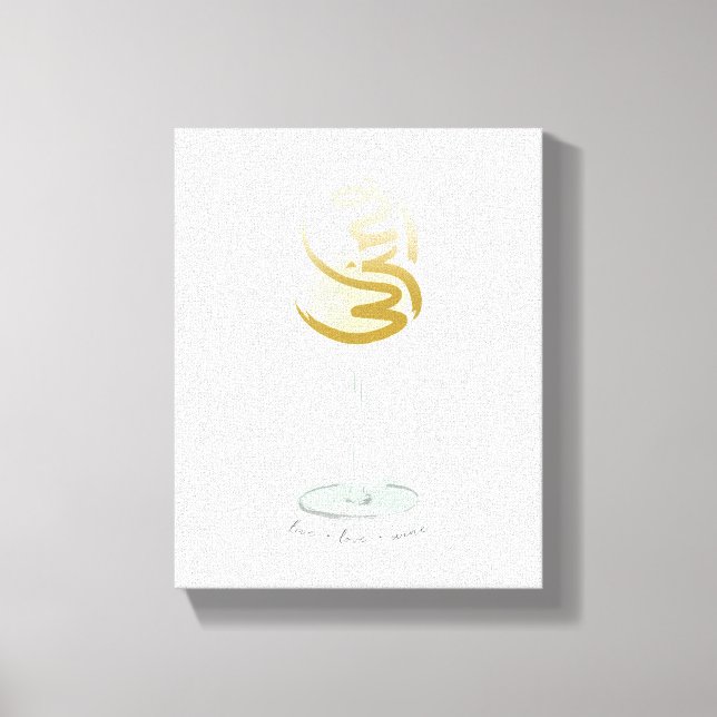 Lienzo Live Love Wine (Anverso)