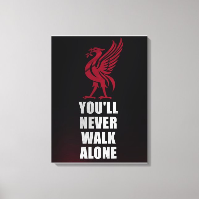 Lienzo Liverpool de eslogan - YNWA (Anverso)