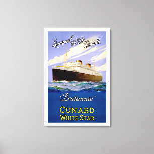 Lienzo Liverpool, Estados Unidos y Canadá ~ de Britannic