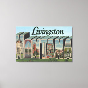 Lienzo Livingston, Montana