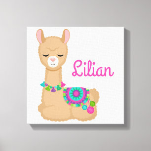 Lienzo Llama