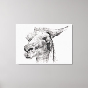 Lienzo Llama amor