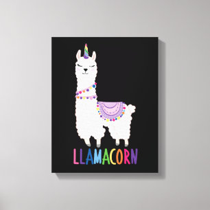 Lienzo Llamacorn - Funny Unicorn Llama