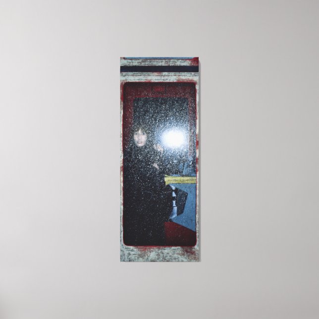 Lienzo Llamada de alarma 1979 (Anverso)