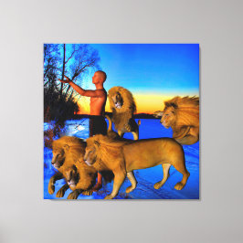 Lienzo Llamada de lo salvaje