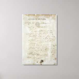 Lienzo Llamada de Maximilien de Robespierre