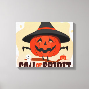 Lienzo Llamado de Espíritu de Halloween