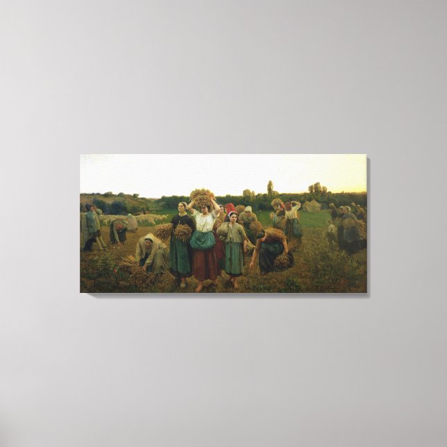 Lienzo Llamando a los Gleaners, 1859 (Anverso)