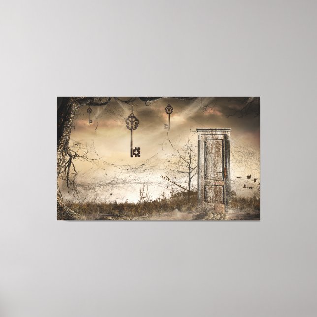 Lienzo "Llave a la puerta" (Anverso)