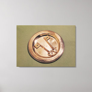 Lienzo Llaves de Gante en un plato