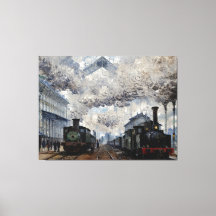 Llegada del tren de Normandía