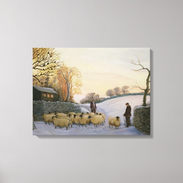 Lienzo Llegando a casa (Anverso)