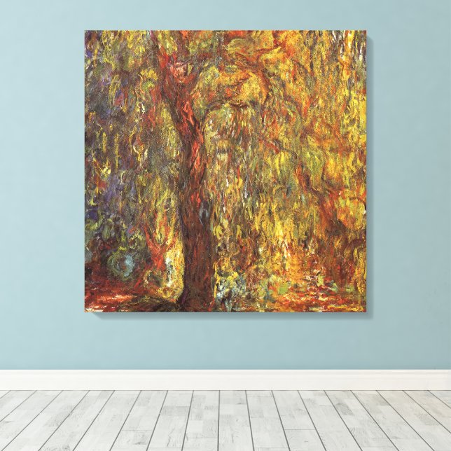 Lienzo Llovidos por Claude Monet, Bella Artes de la época (Insitu (piso de madera))