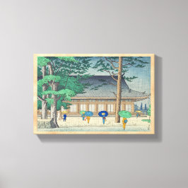 Lienzo Lluvia de Asano Takeji en el templo Sanjusangendo 