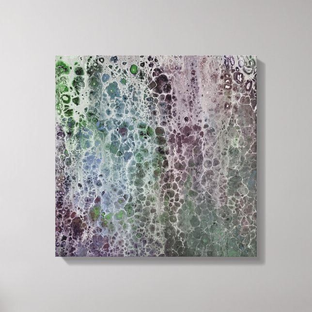 Lienzo Lluvia de jardín (Anverso)