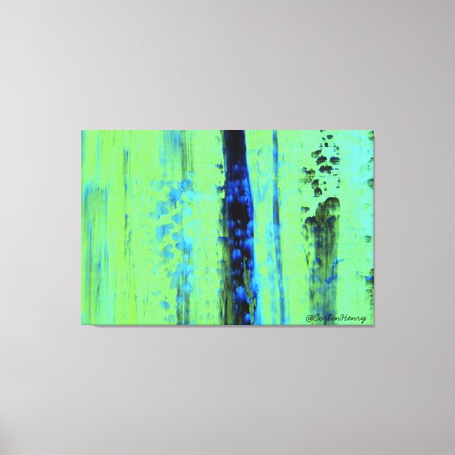 Lienzo Lluvia urbana (Anverso)