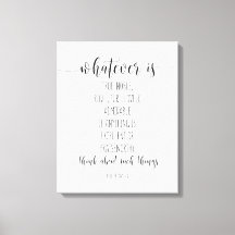 Lo Que Sea Verdadero, Noble Derecho, Filipinas 4:8