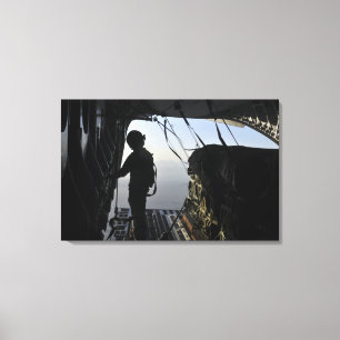 Lienzo Loadmaster de la fuerza aérea de los E.E.U.U.