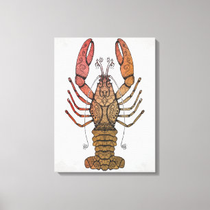 Lienzo Lobster de estilo