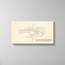 Lienzo Lobster de Nueva Brunswick