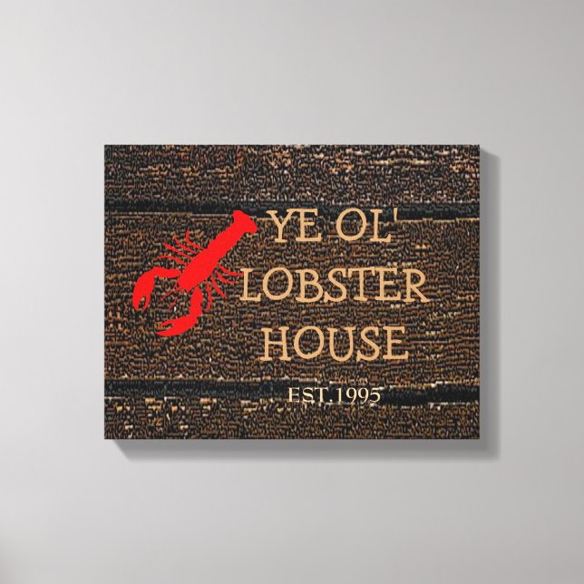 Lienzo Lobster House (Anverso)