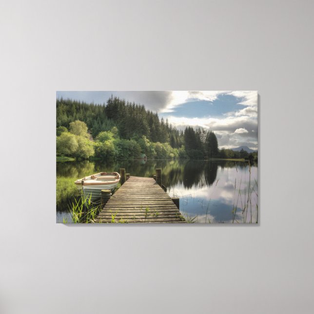 Lienzo Loch Ard Jetty (Anverso)